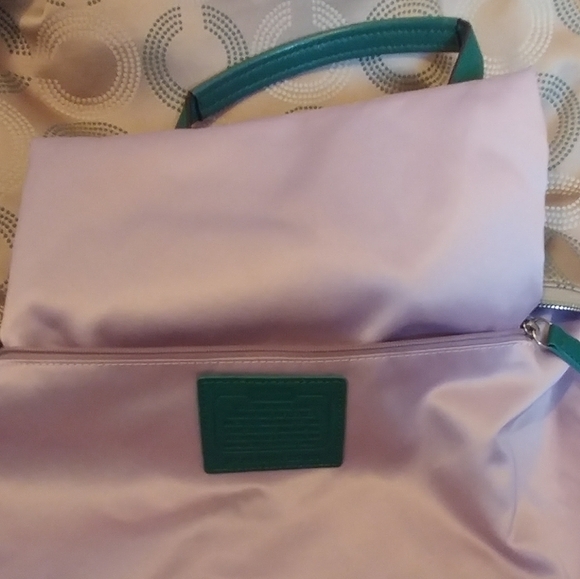 Coach Ashley Dotted OP Art North South Satchel Bag - Picture 13 of 16